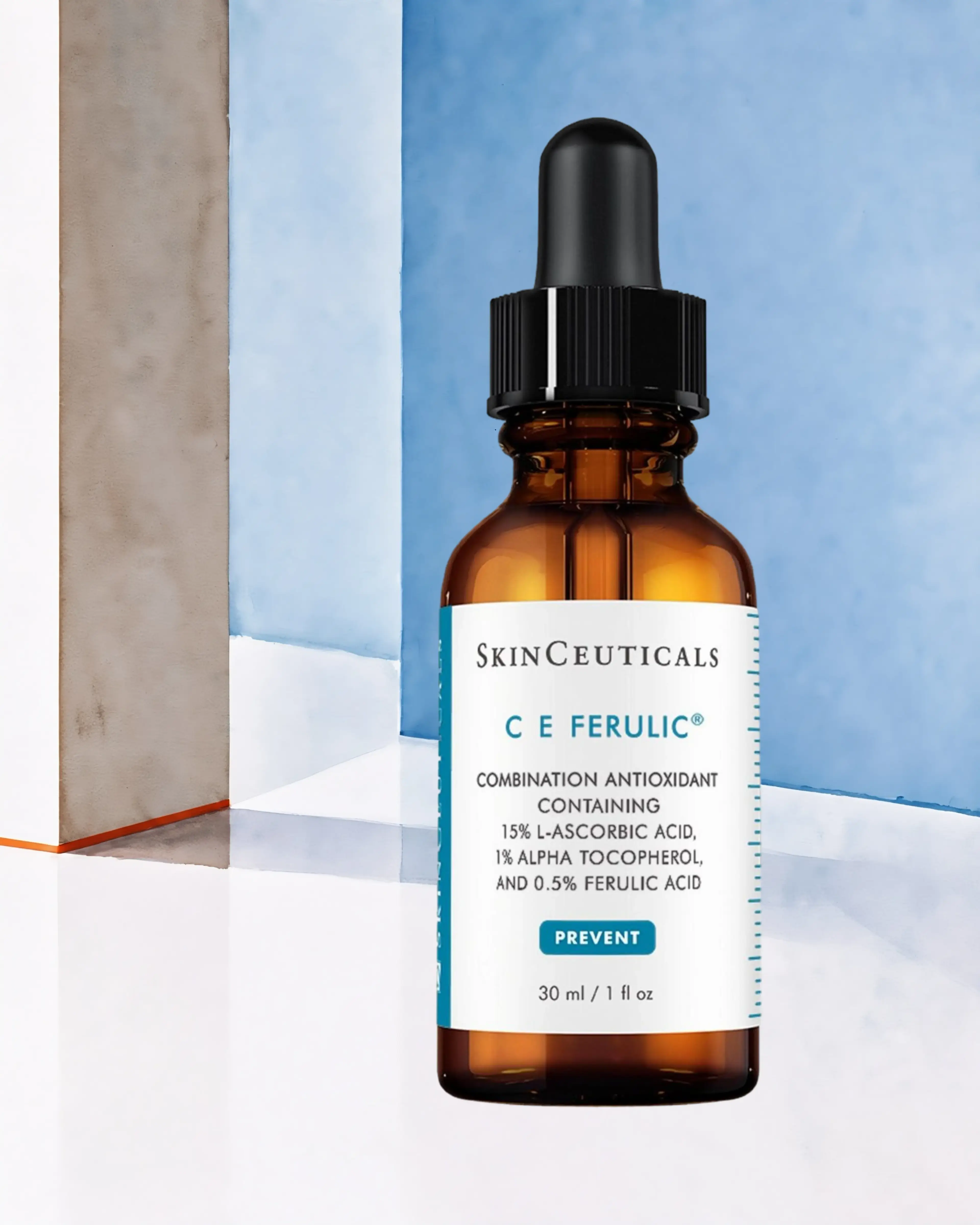 CE FÉRULIC sérum avec 15% de vitamine C pure, SKINCEUTICALS : soin cosméceutique, sélection Atelier Med au Québec.