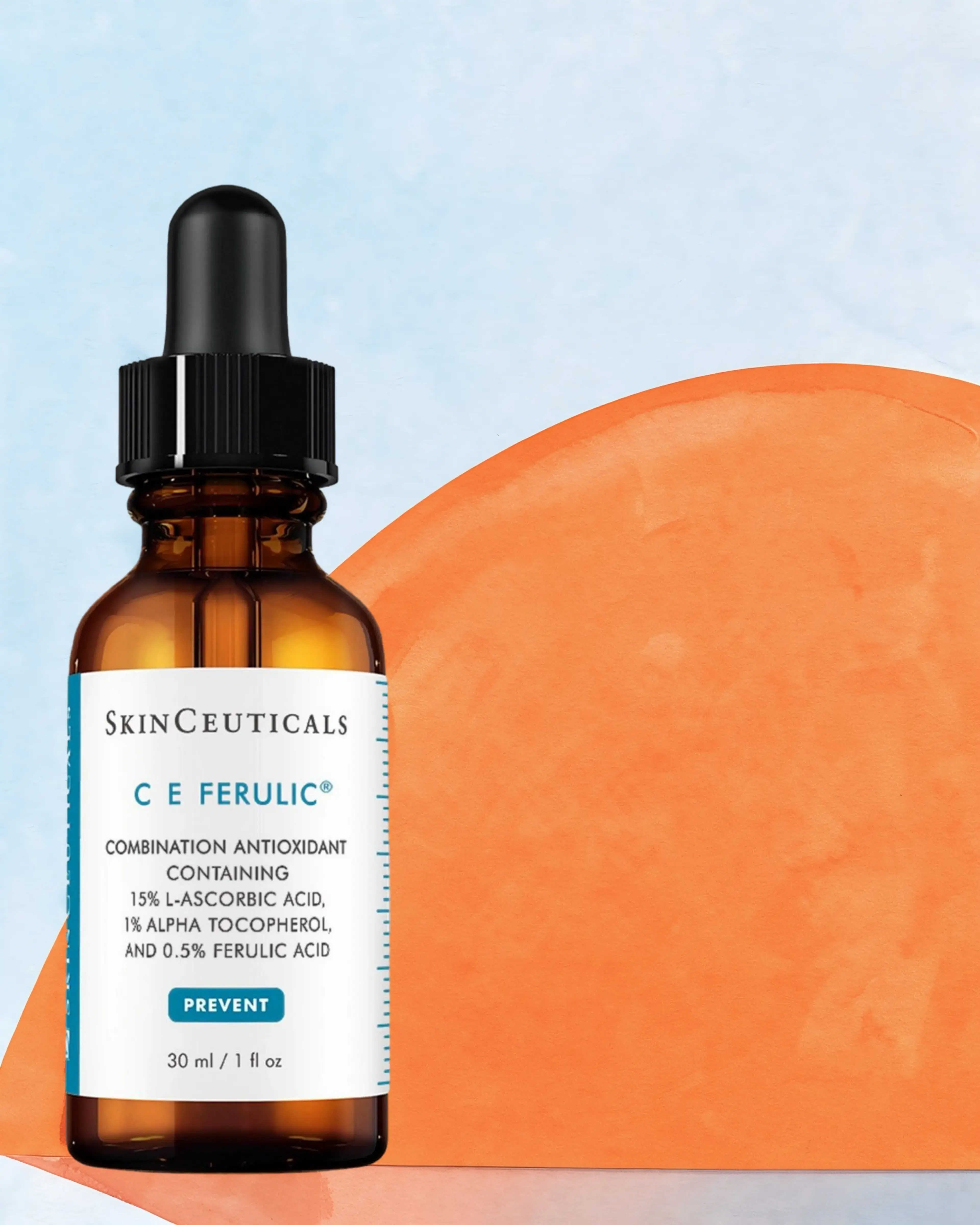 CE FÉRULIC sérum avec 15% de vitamine C pure, SKINCEUTICALS : soin cosméceutique, sélection Atelier Med au Québec.