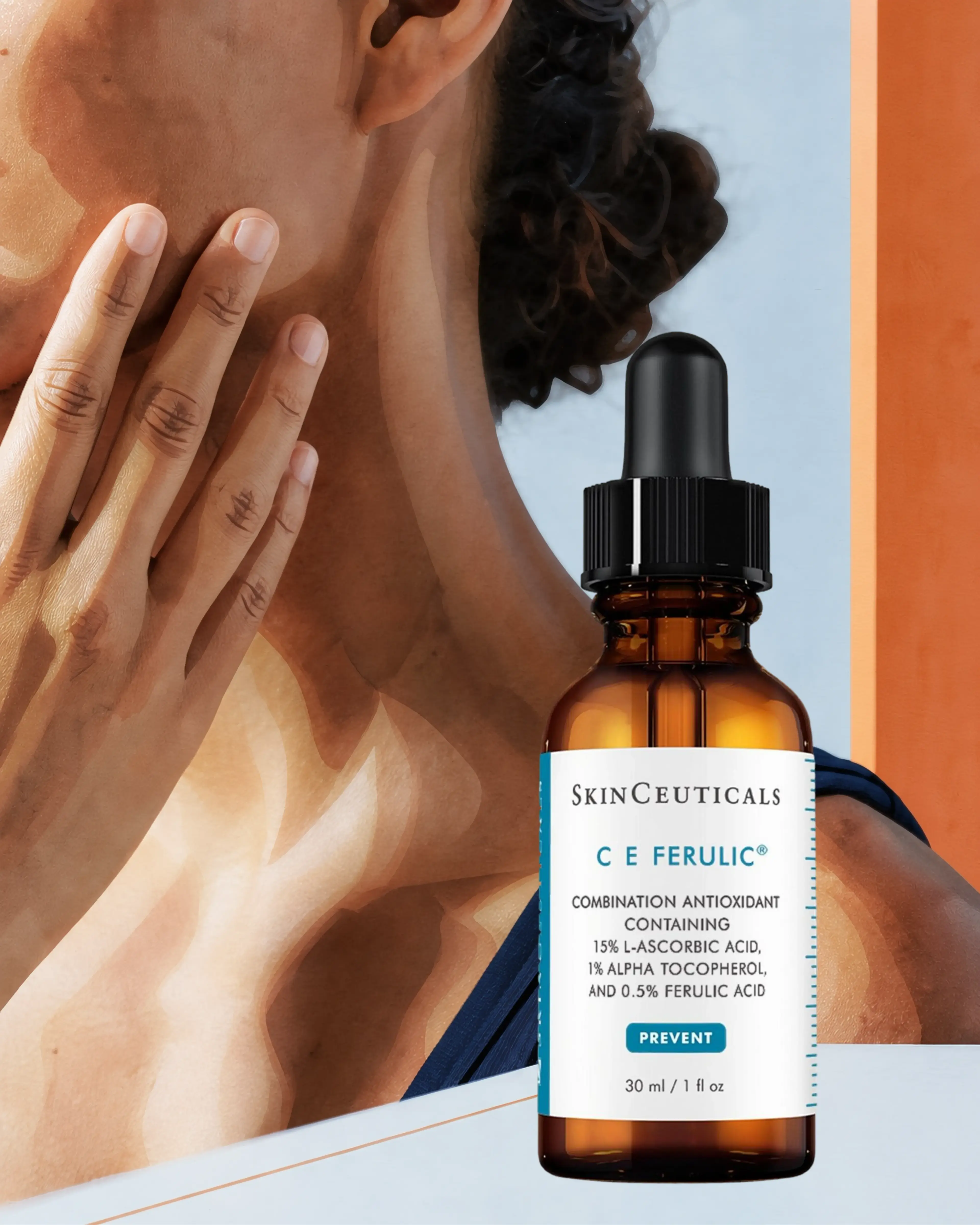 CE FÉRULIC sérum avec 15% de vitamine C pure, SKINCEUTICALS : soin cosméceutique, sélection Atelier Med au Québec.