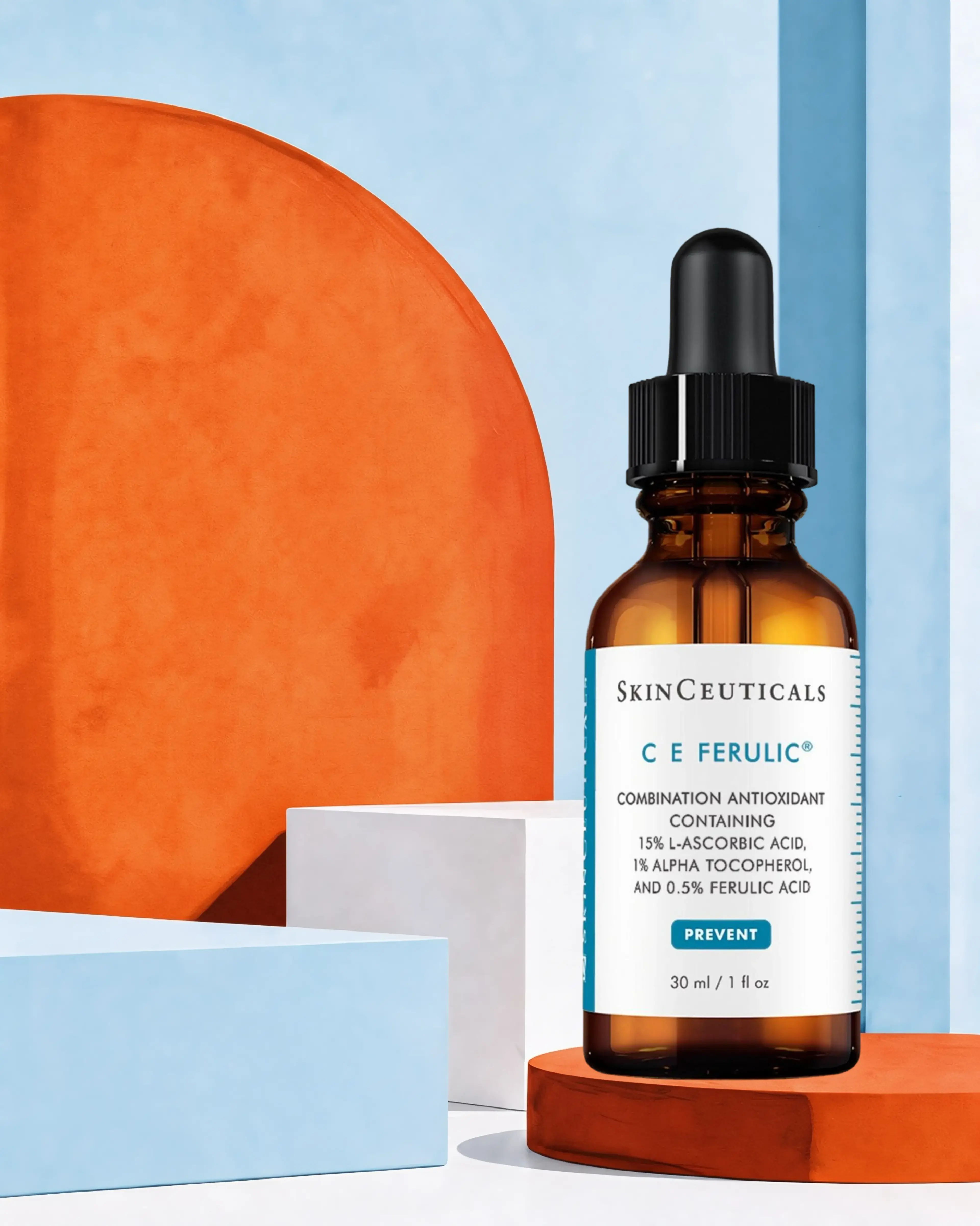 CE FÉRULIC sérum avec 15% de vitamine C pure, SKINCEUTICALS : soin cosméceutique, sélection Atelier Med au Québec.