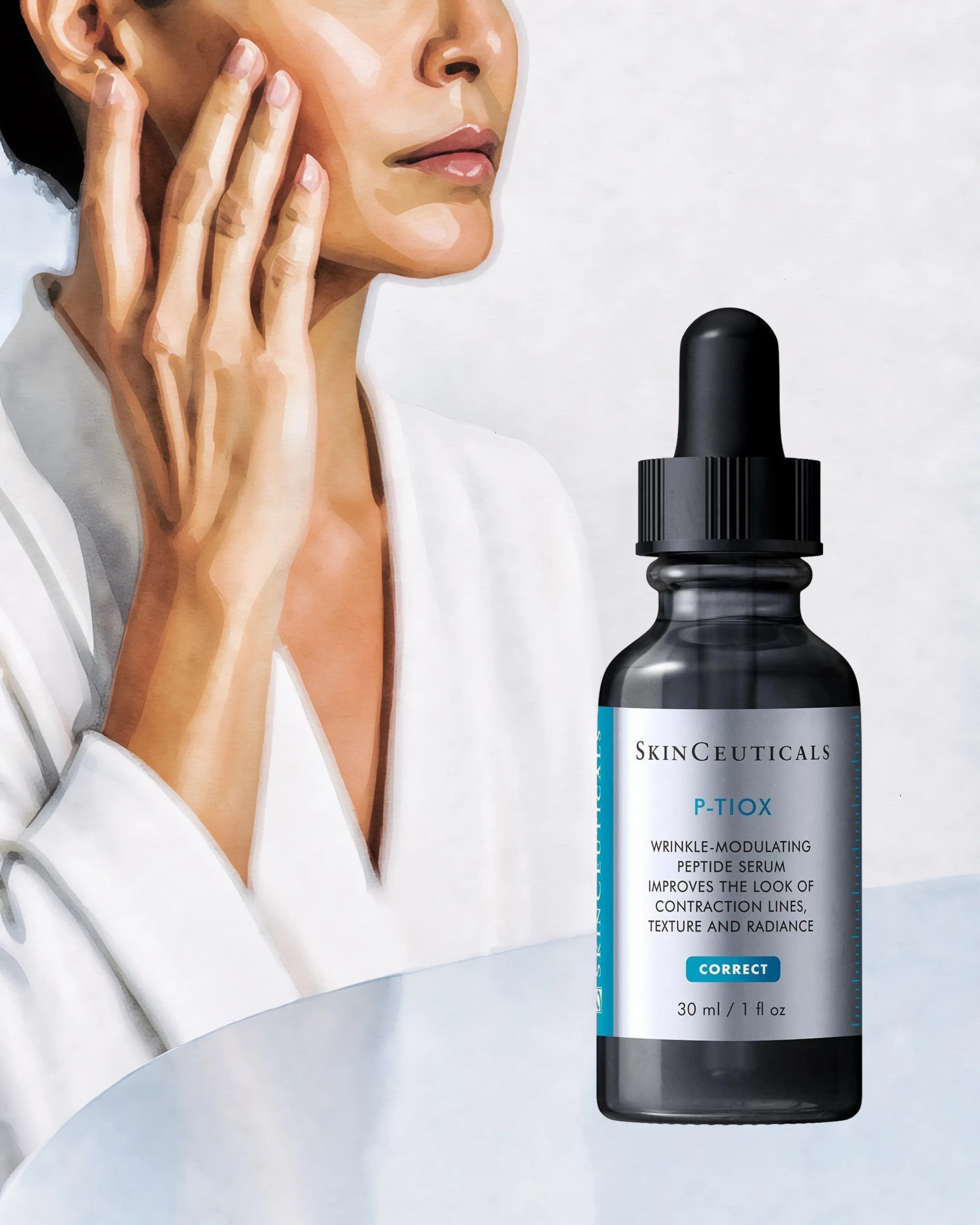 P-TIOX, SKINCEUTICALS : soin cosméceutique, sélection Atelier Med au Québec.