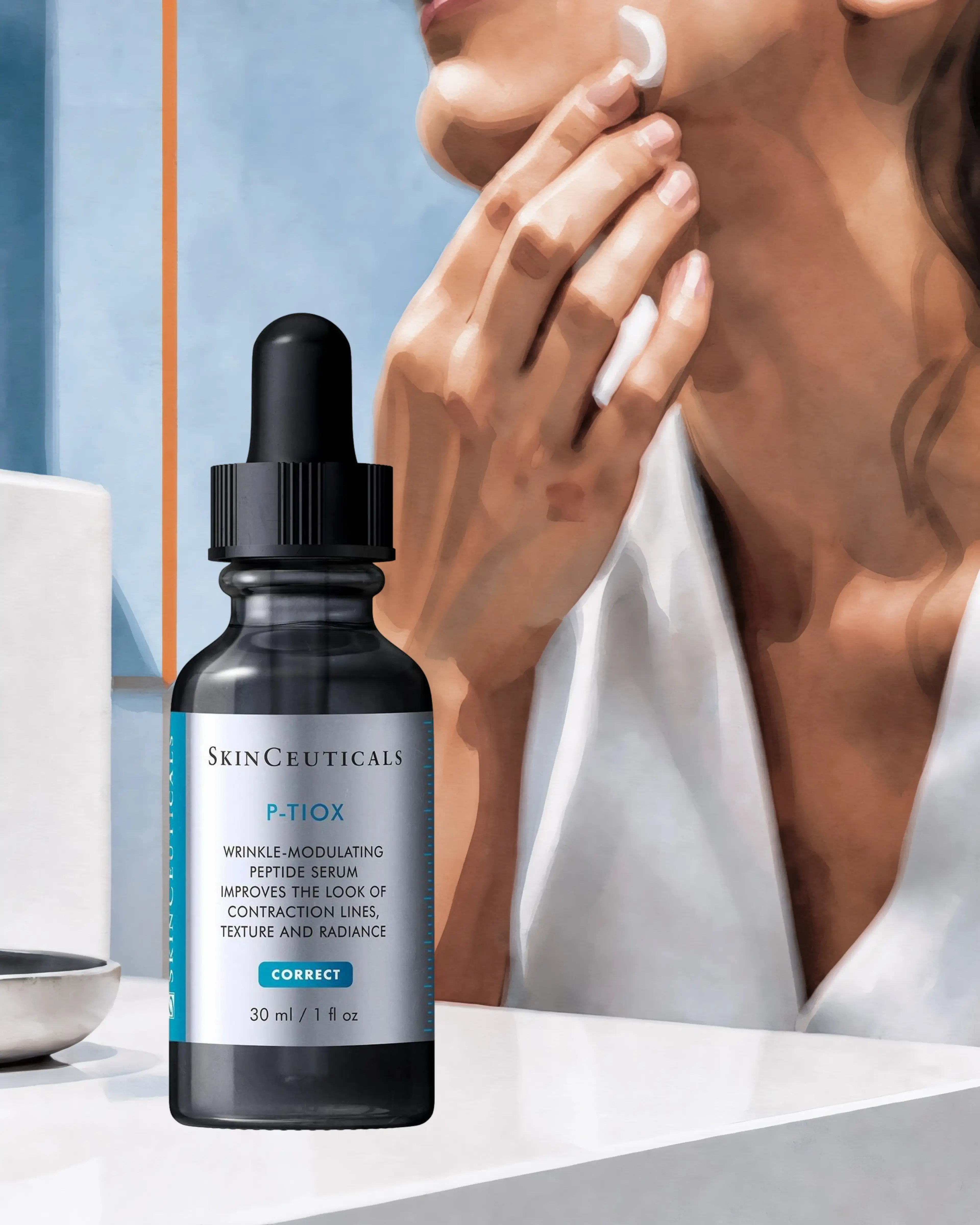 P-TIOX, SKINCEUTICALS : soin cosméceutique, sélection Atelier Med au Québec.