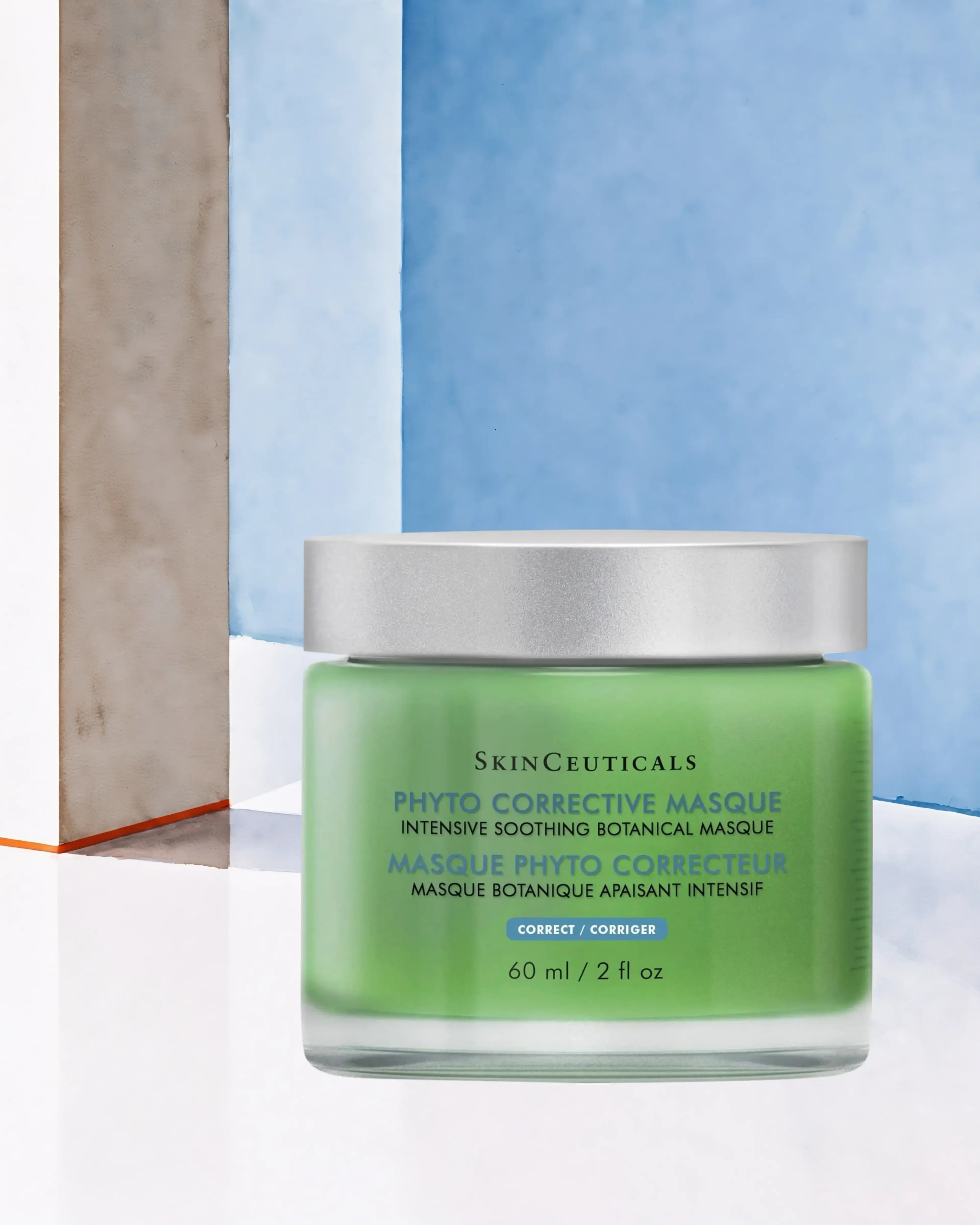 PHYTO CORRECTIVE MASQUE Masque calmant pour le visage, SKINCEUTICALS : soin cosméceutique, sélection Atelier Med au Québec.