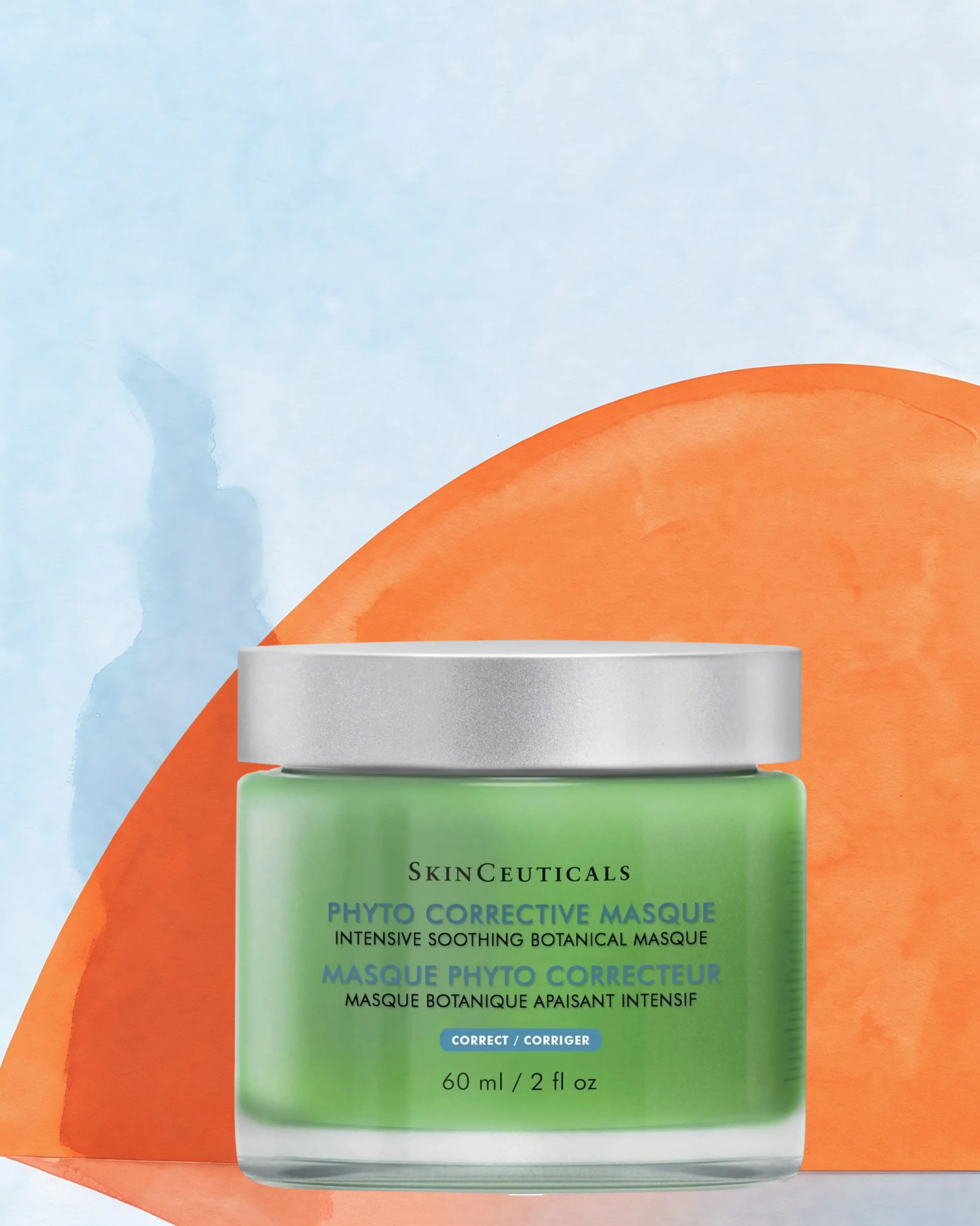 PHYTO CORRECTIVE MASQUE Masque calmant pour le visage, SKINCEUTICALS : soin cosméceutique, sélection Atelier Med au Québec.