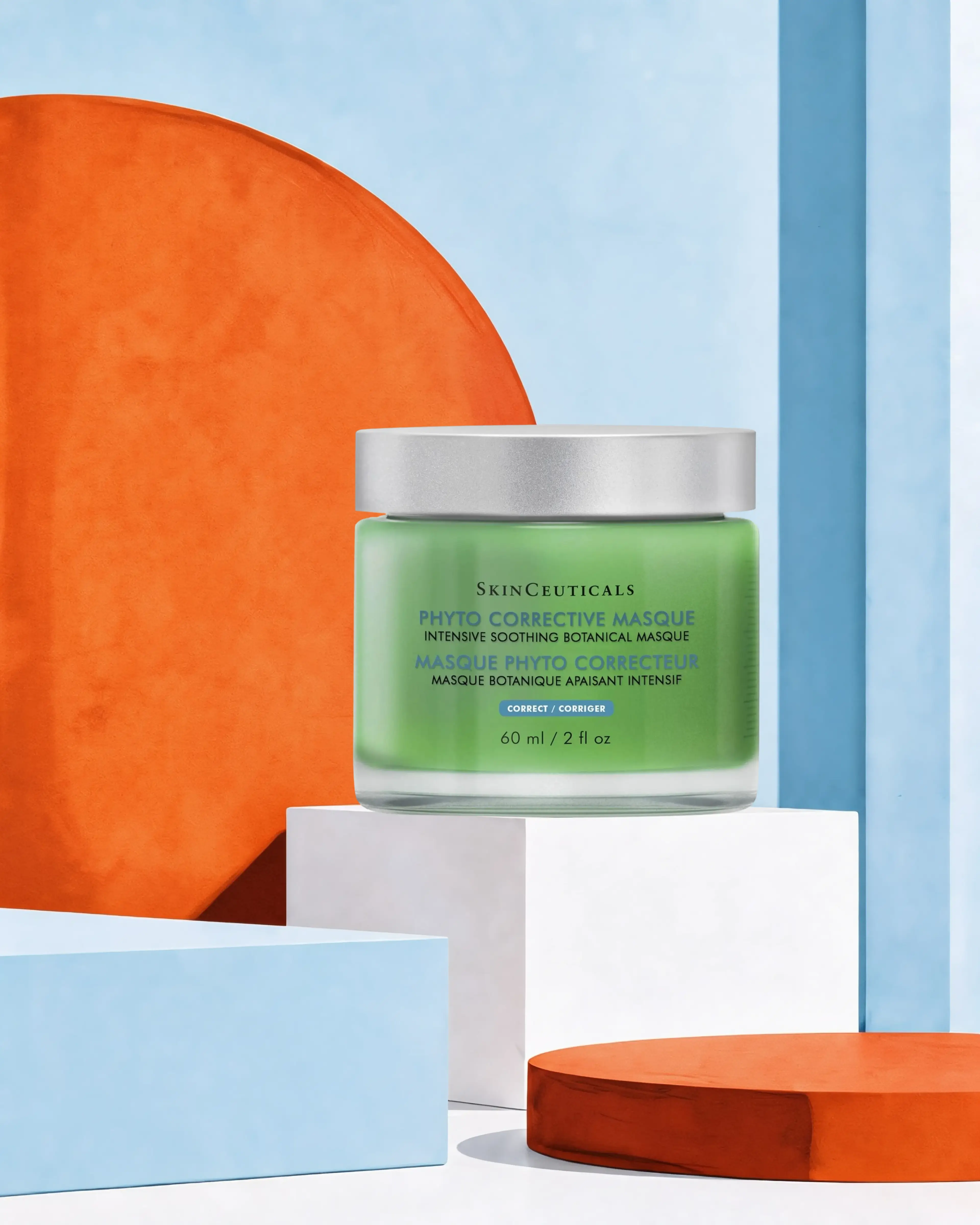 PHYTO CORRECTIVE MASQUE Masque calmant pour le visage, SKINCEUTICALS : soin cosméceutique, sélection Atelier Med au Québec.