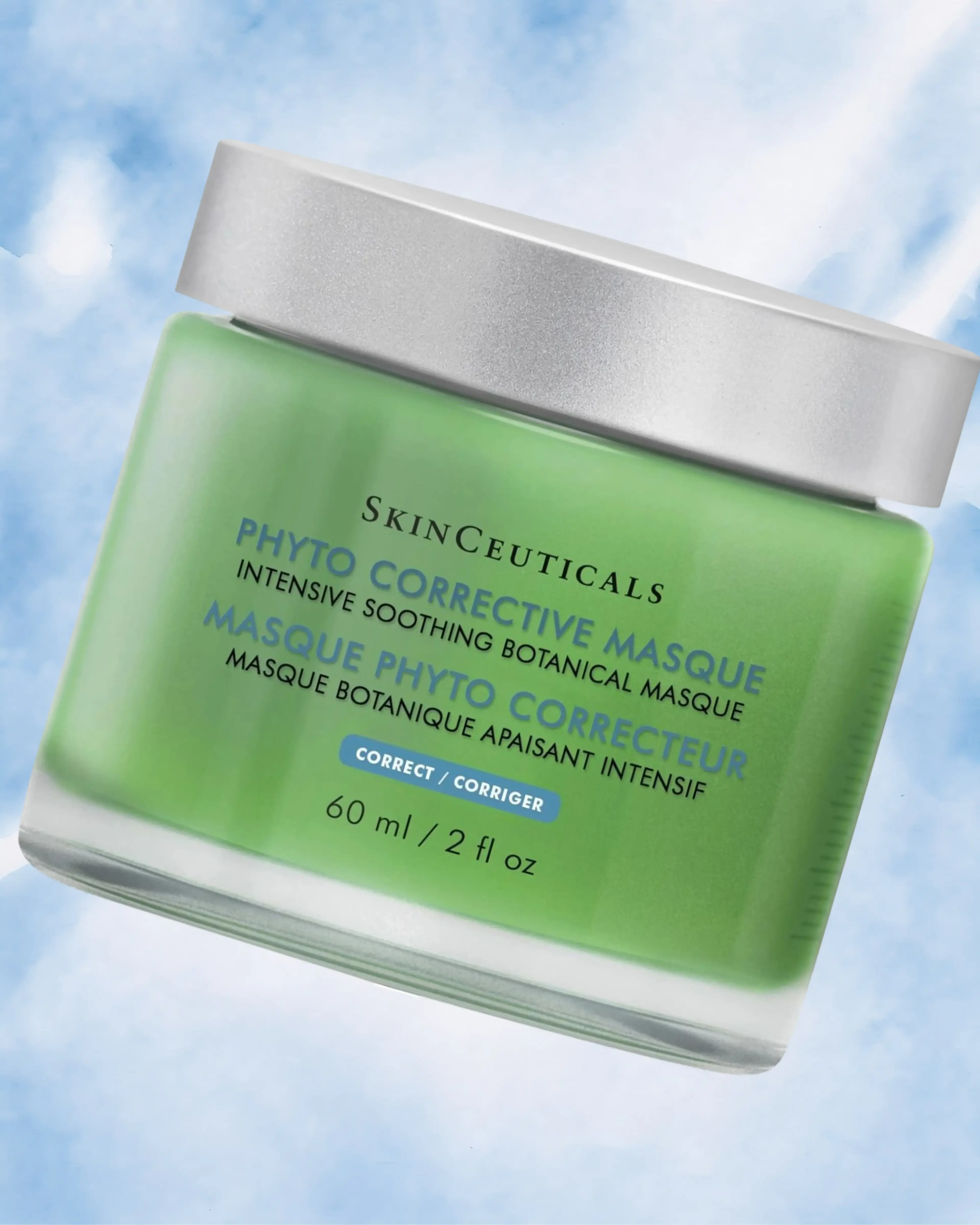 PHYTO CORRECTIVE MASQUE Masque calmant pour le visage, SKINCEUTICALS : soin cosméceutique, sélection Atelier Med au Québec.
