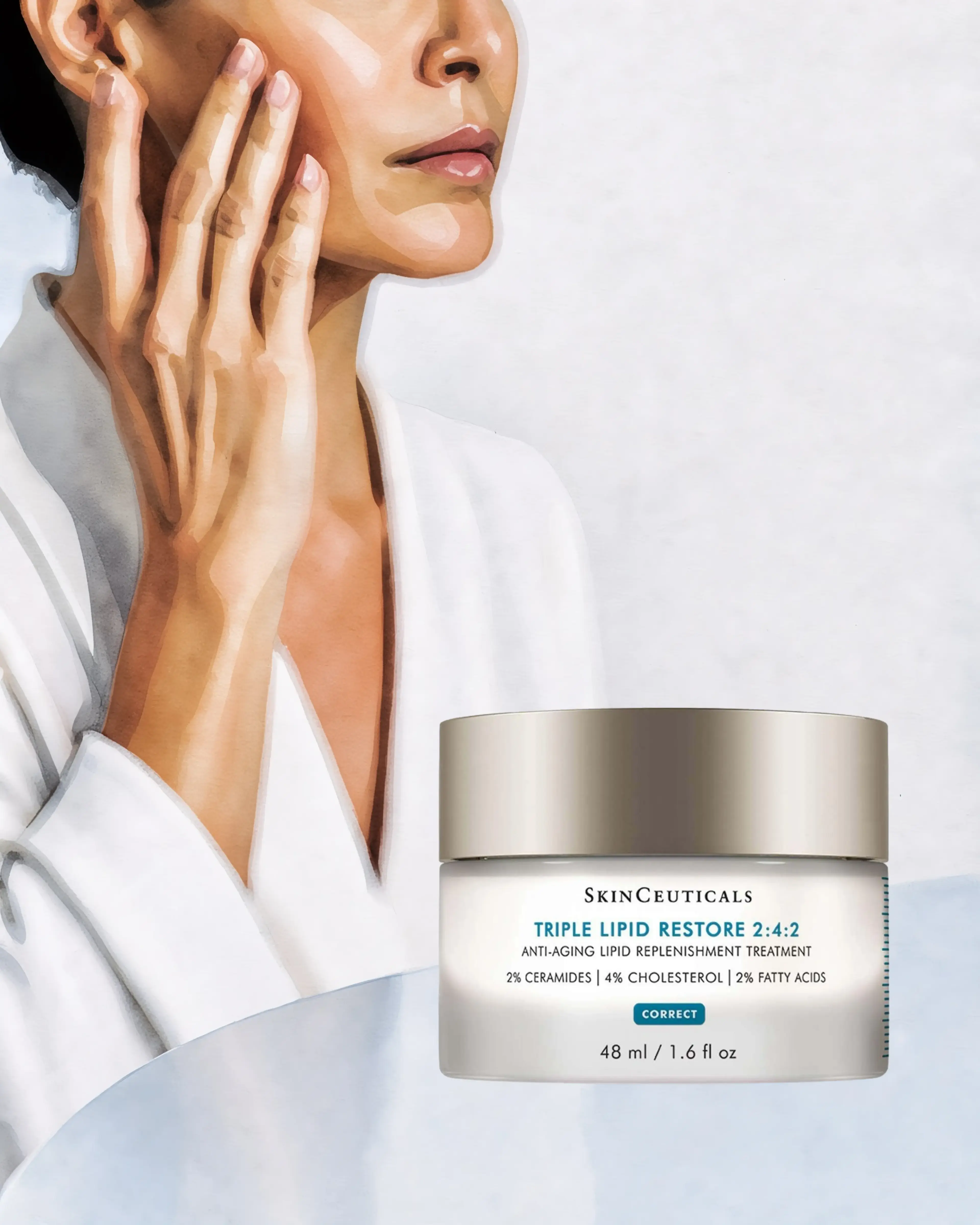 Triple Lipid Restore 2:4:2, SKINCEUTICALS: cosmeceutical skincare, Atelier Med selection in Québec.