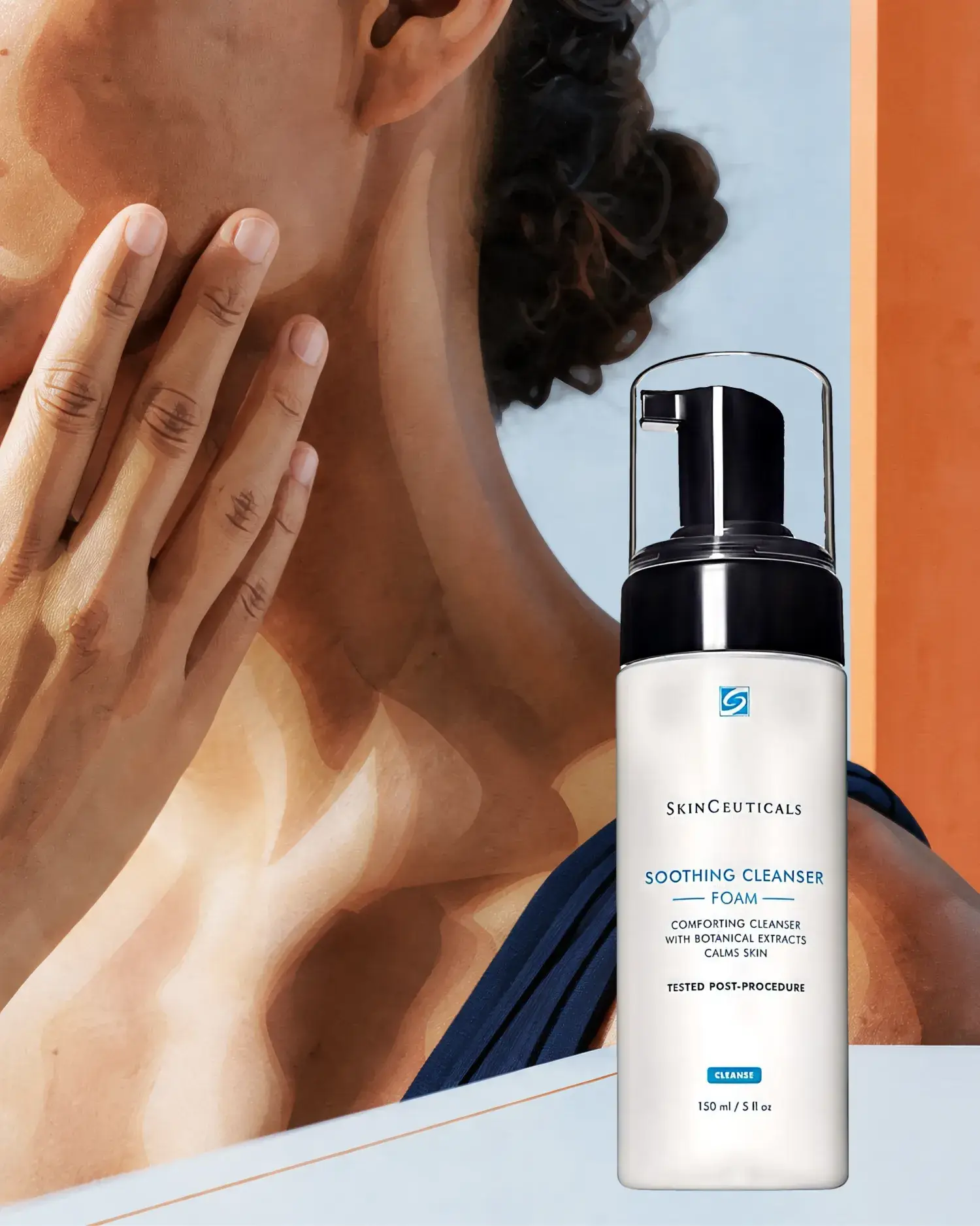SOOTHING CLEANSER Nettoyant moussant pour la peau sensible, SKINCEUTICALS : soin cosméceutique, sélection Atelier Med au Québec.