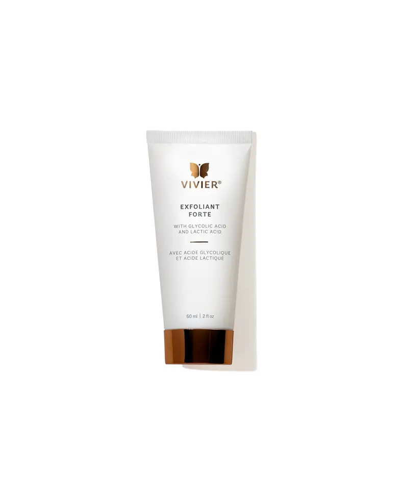 Vivier Exfoliant Forte, Vivier: cosmeceutical skincare, Atelier Med selection in Québec.